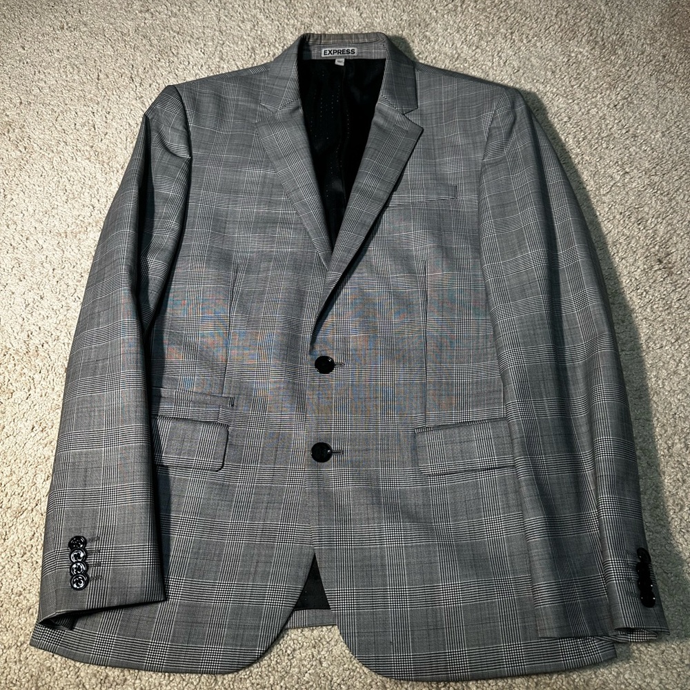 Express fitted men’s suit jacket